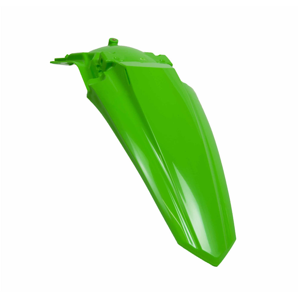 REAR FENDER RTECH FLURO GREEN KAWASAKI KX250F 21-24 KX450F 19-23