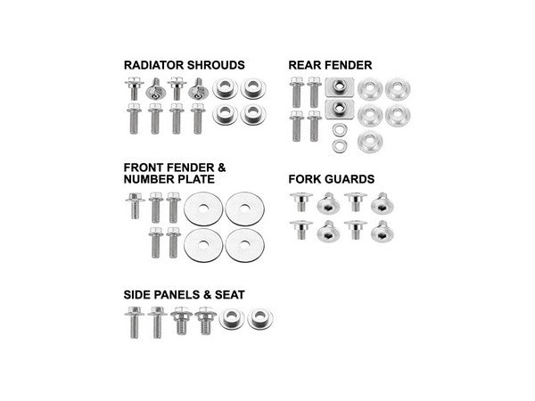 BODY PANEL FASTENER BOLT KIT PSYCHIC HONDA CRF250R CRF250X CRF450R CRF450X