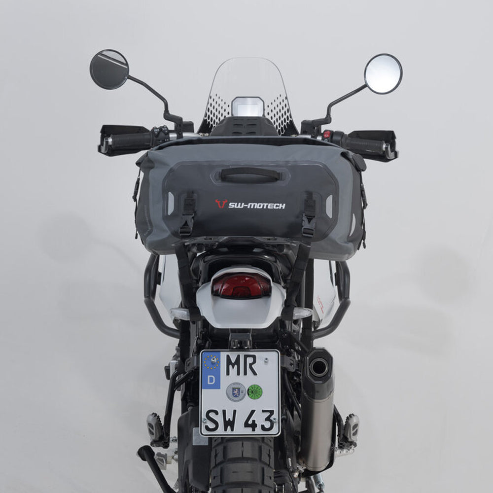 TAIL BAG SW MOTECH DRYBAG 26L GREY BLACK WEATHERPROOF