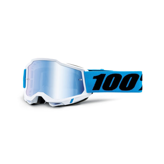 100% Accuri 2 Youth Moto Goggle Novel - Mirror Blue