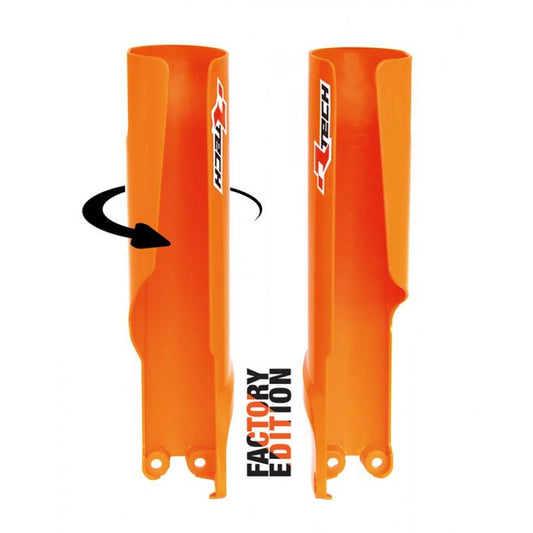 FORK PROTECTORS RTECH ORANGE KTM EXC SX SX-F XC XC-F XC-W XCF-W
