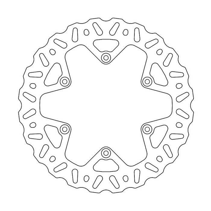 BRAKE DISC REAR MOTO MASTER NITRO 245MM YAMAHA