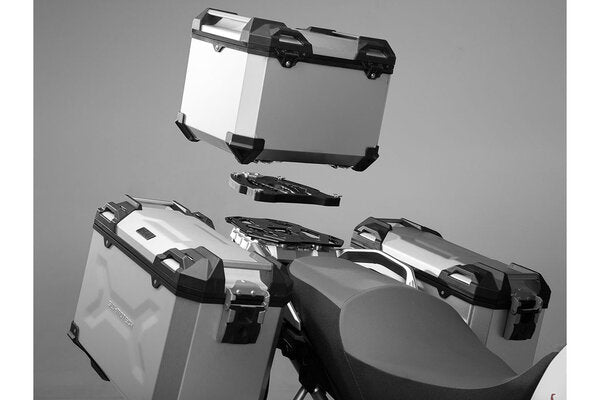 SW MOTECH TRAX ADVENTURE TOP CASE ALUMINUM 38L BLACK