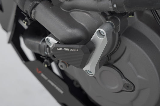 SW MOTECH WATER PUMP PROTECTION SILVER/BLACK DUCATI X DIAVEL HYPERMOTARD MONSTER MULTISTRADA