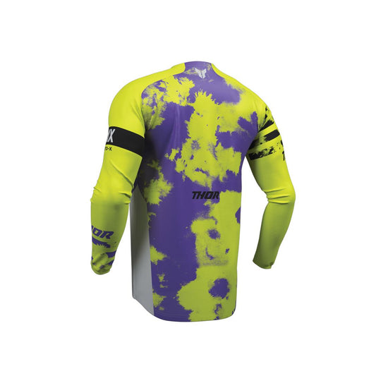 THOR MX YOUTH LAUNCHMODE BLEACH GRAY/ACID