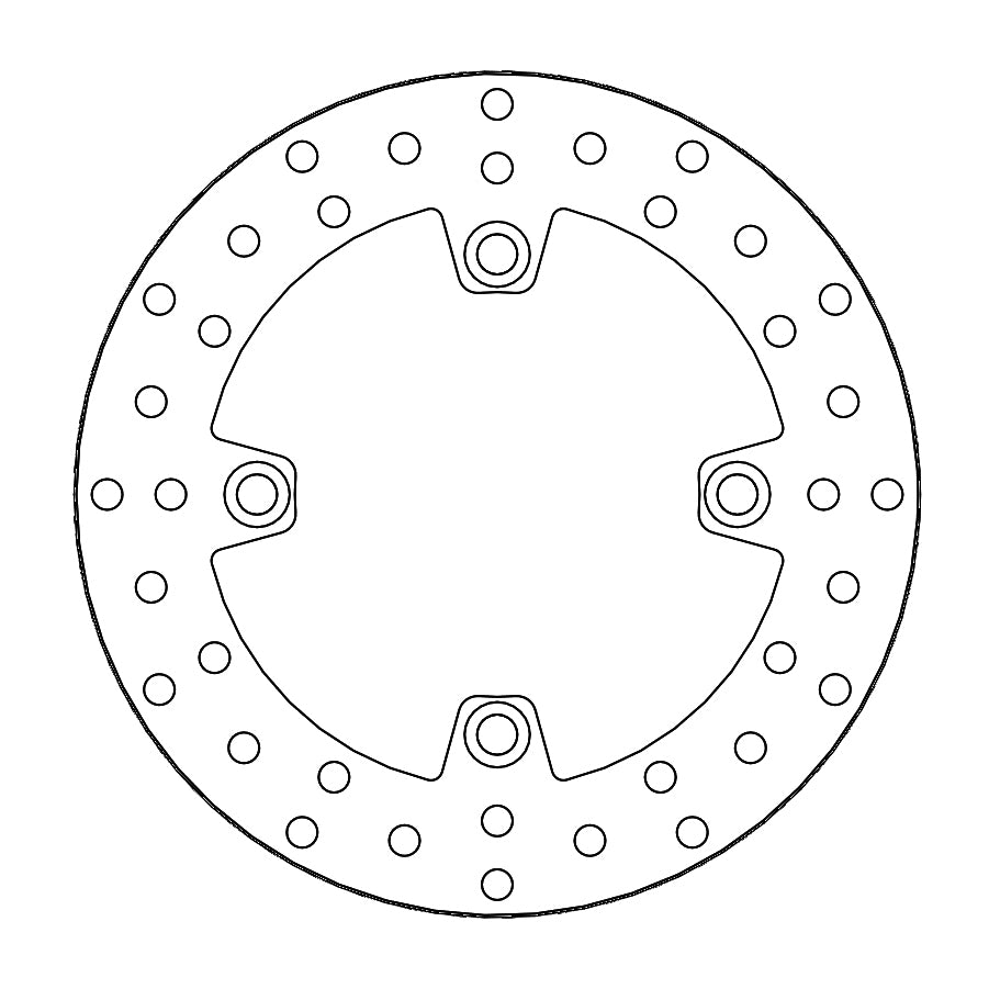 BRAKE DISC REAR MOTO MASTER HALO 220MM HONDA TRIUMPH