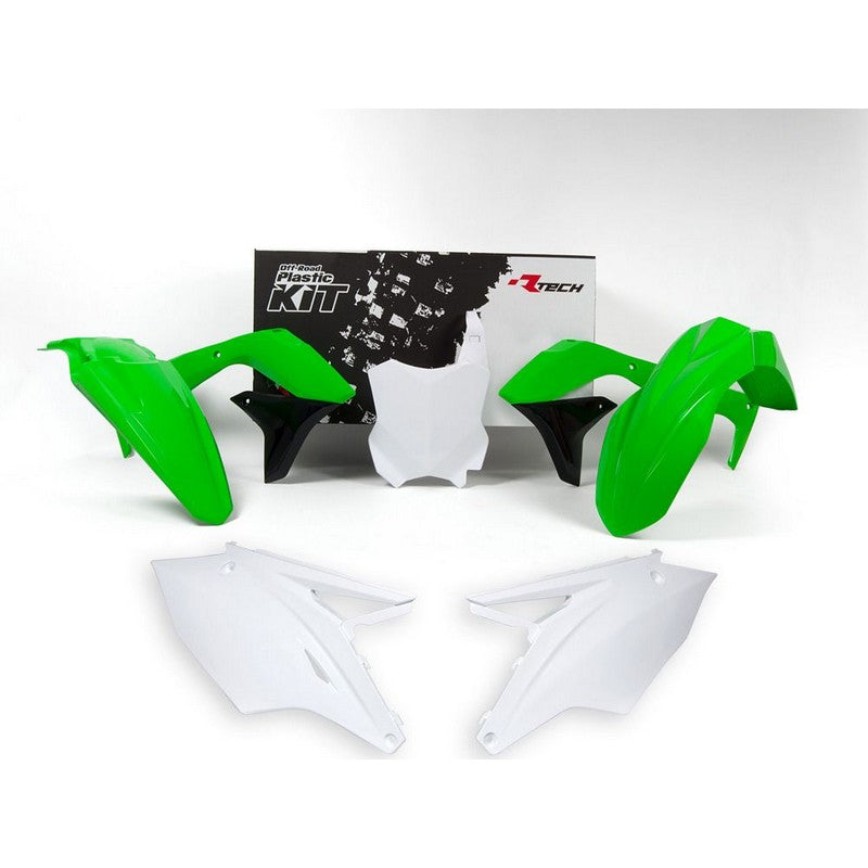 PLASTICS KIT RTECH 6 PIECE OEM COLOURS KAWASAKI KX450F 16-18