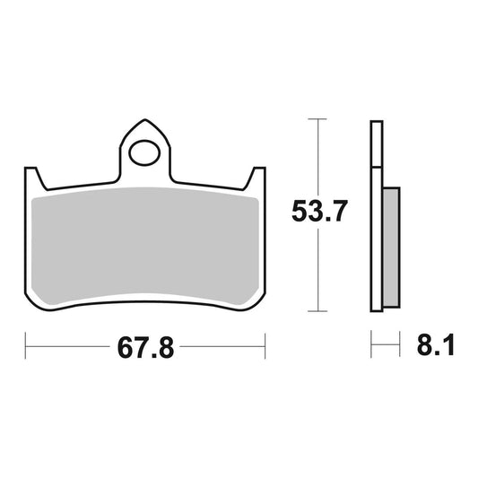 Brembo Xtra Sinter Front Brake Pads 07HO28SR