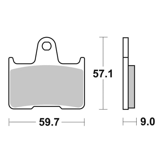 Brembo Prime Sinter Rear Brake Pads 07SU25SP