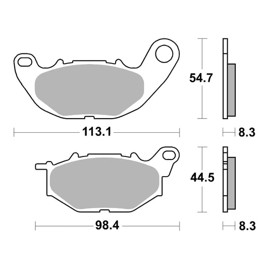Brembo Xtra Sinter Front Brake Pads 07YA52SR
