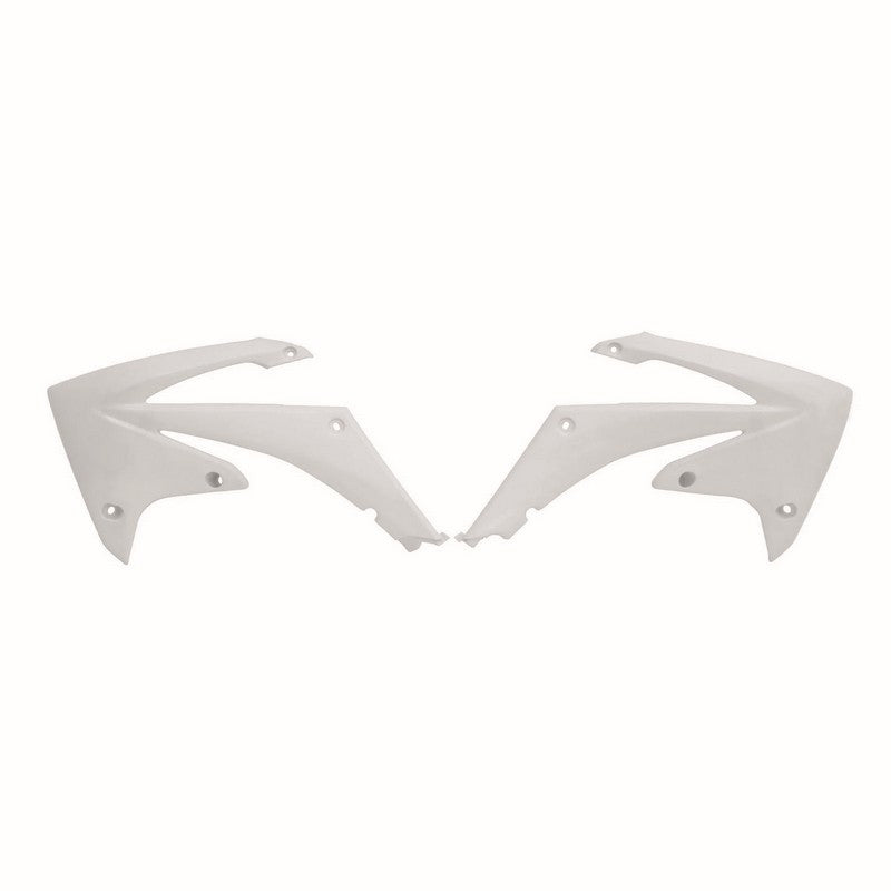 RADIATOR SHROUDS RTECH HONDA CRF250R 10-13 CRF450R 09-12 WHITE