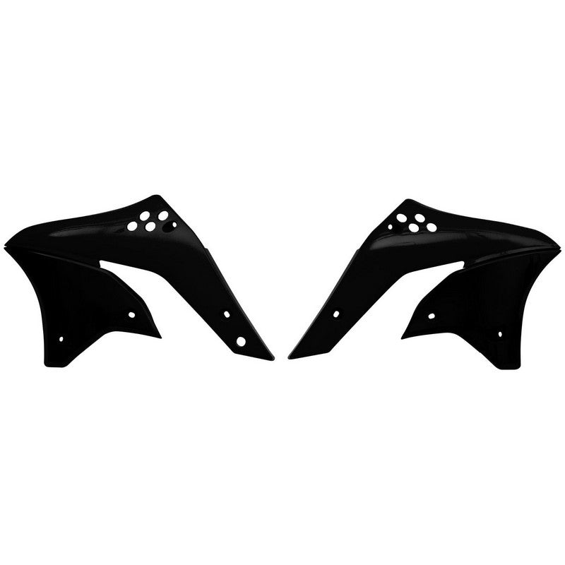 RADIATOR SHROUDS RTECH KAWASAKI KX250F 06-08 BLACK