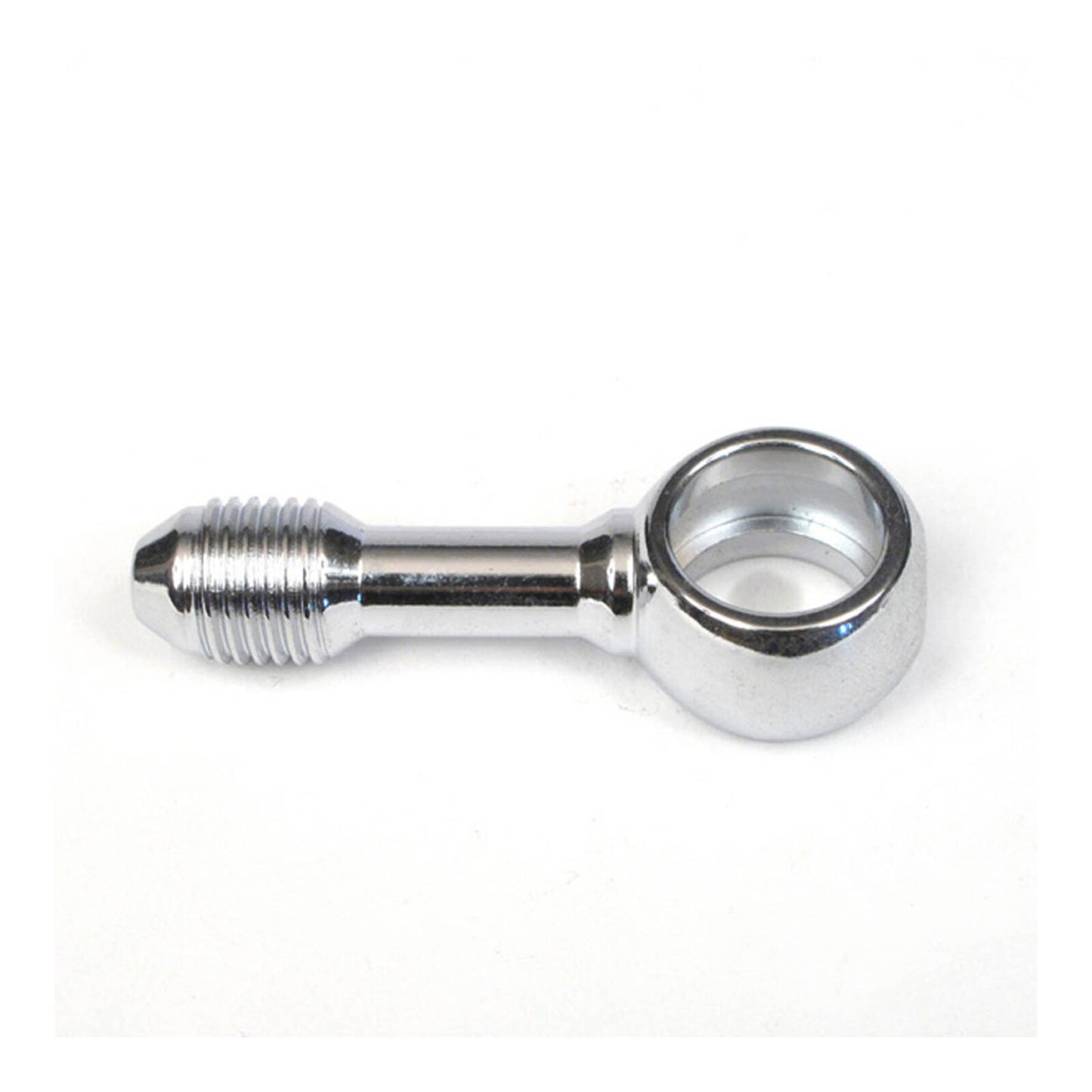 Whites Brake - 11mm (7/16) Banjo - Straight - Chrome Steel