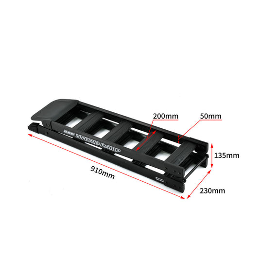 DRC Hybrid Ramp Folding 180cm - Black