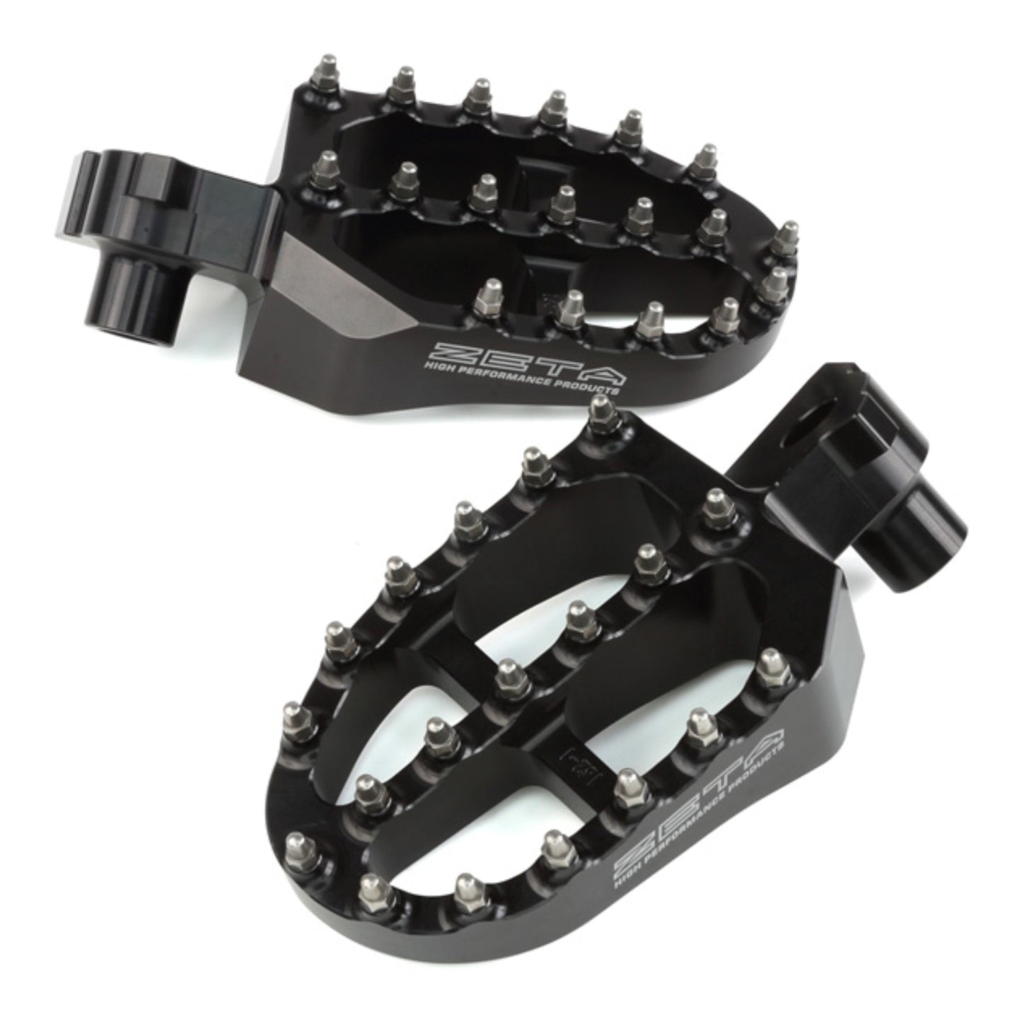 Zeta Aluminium Footpegs YZF 250-450 / YZ125-250 - Black XTZ690 Tenere