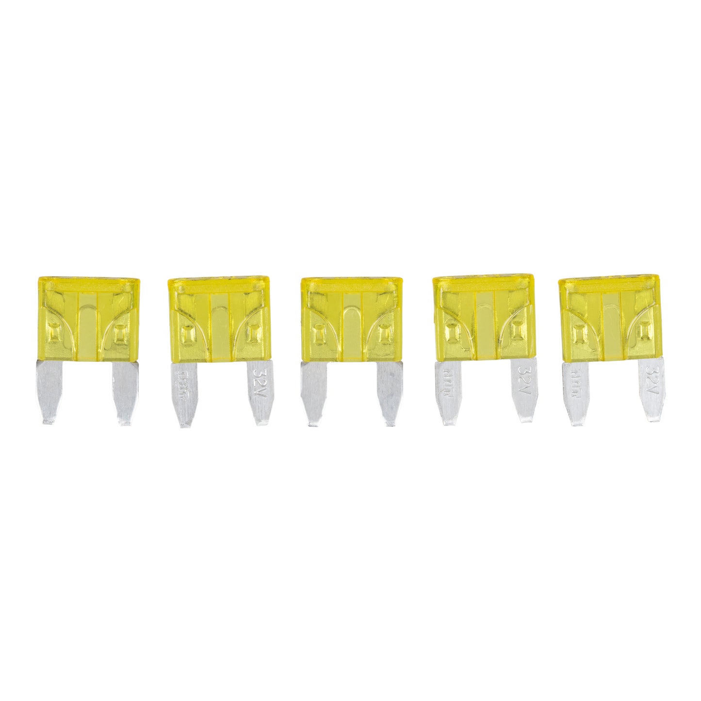 Fuse 20A Mini Blade - Yellow (Packet of 5)