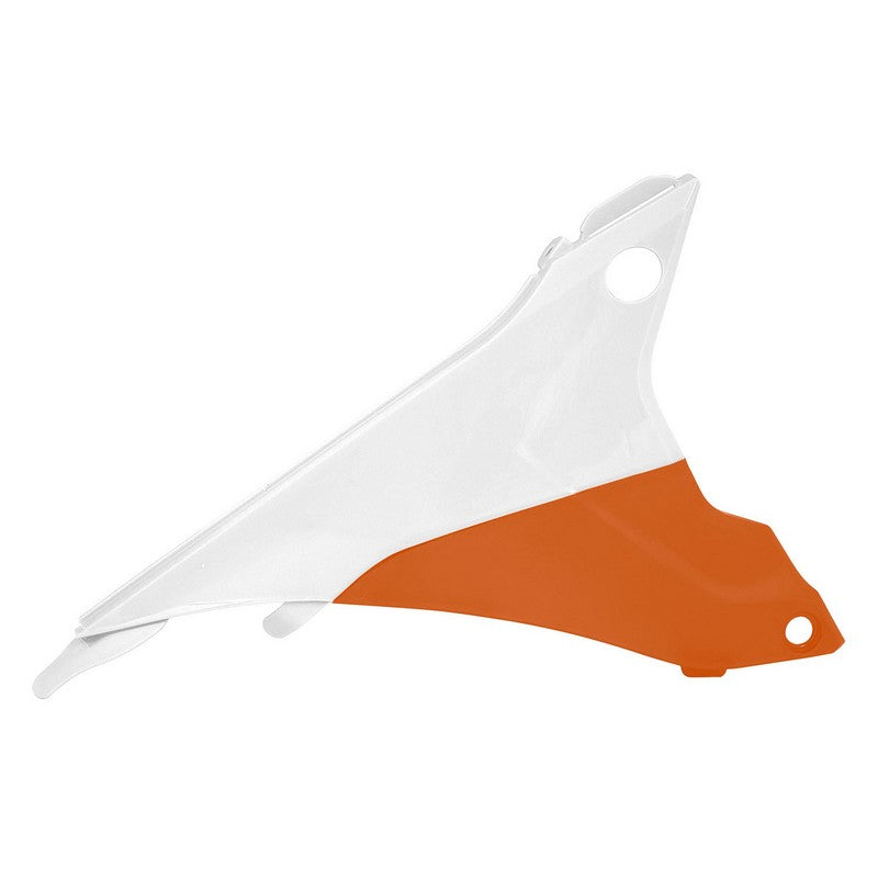 AIR BOX COVER KTM 125EXC-300EXC 250EXCF-500EXCF 150XC-300XC 250XCF-450XCF 14-16 WHITE/ORANGE