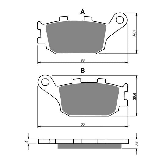GOLDfren Brake Pads - S3 Sintered Sports