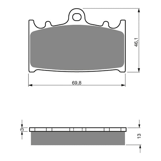 GOLDfren Brake Pads - S3 Sintered Sports
