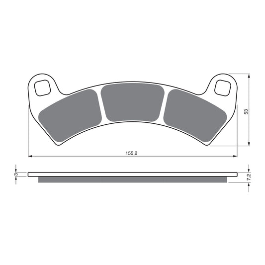 GOLDfren Brake Pads - K5 Off-Road Racing