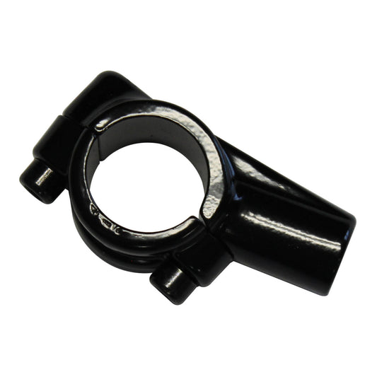 Whites Left Bracket 2-piece (Mirror Mount Only) - Black, for 10mm mirrors