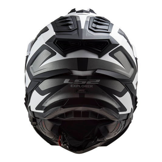 LS2 MX701 Explorer Alter Helmet HPFC - Matte Black / White 06