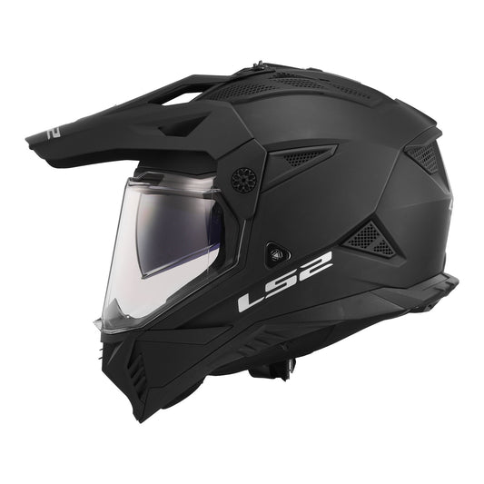 LS2 MX702 Pioneer II Helmets - Matte Black 06