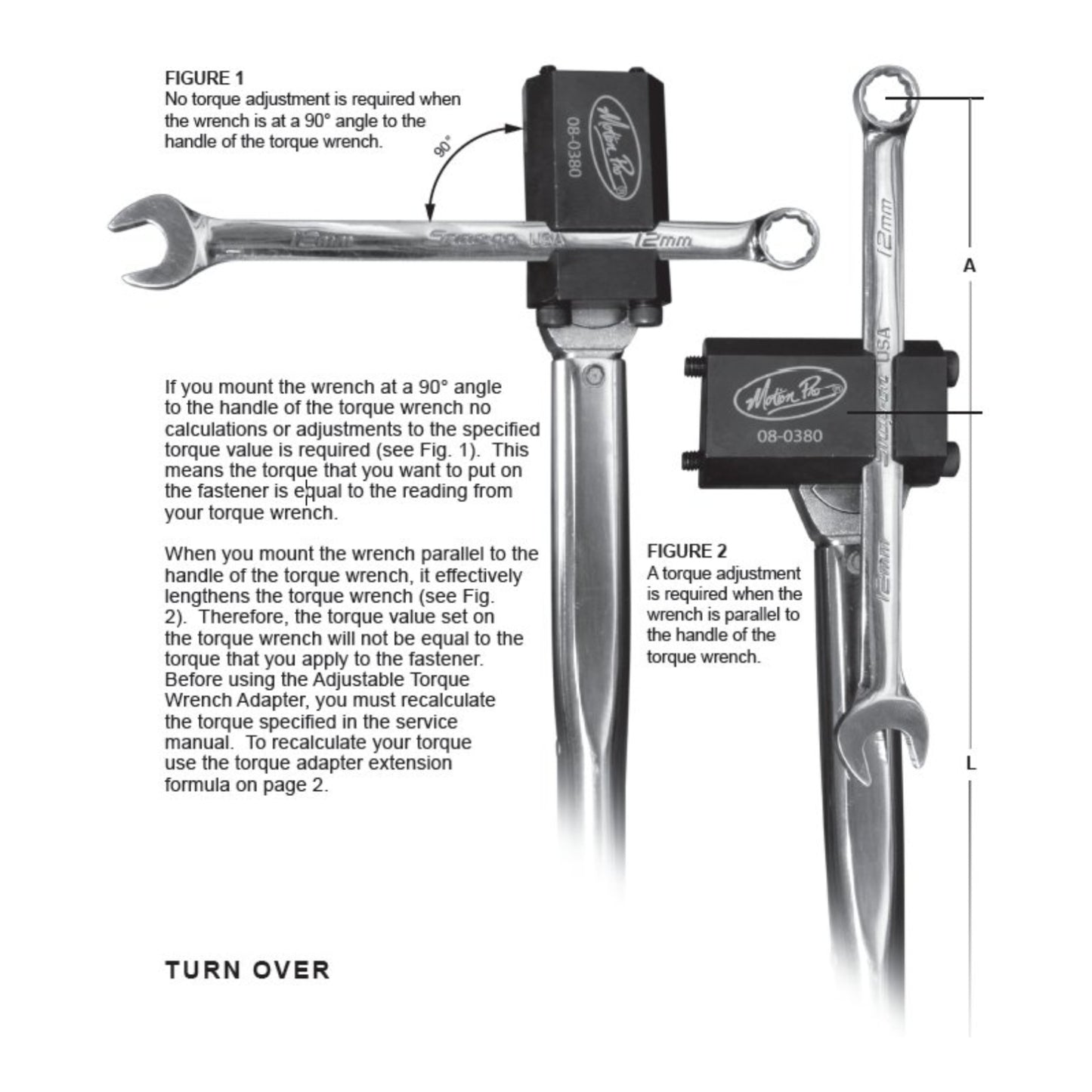 Motion Pro Adjustable Torque Wrench Adaptor