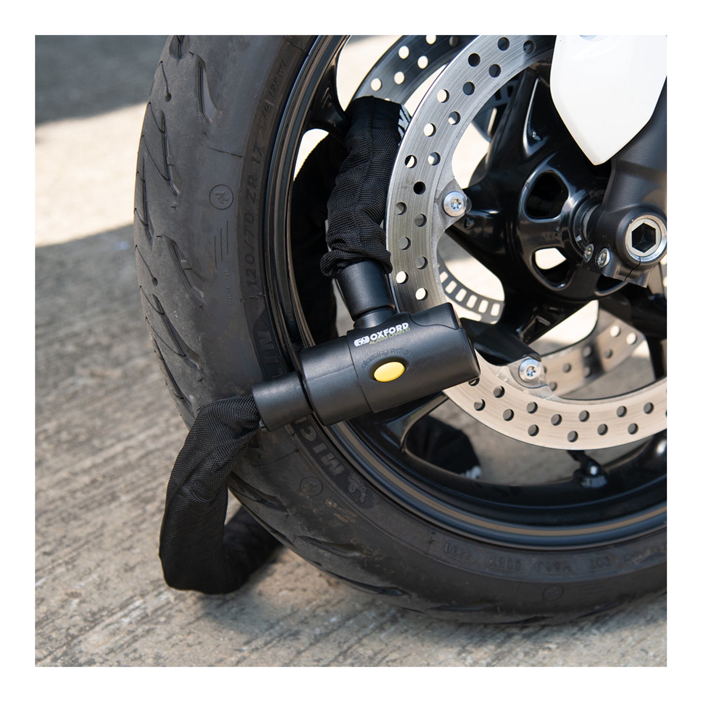 Oxford Alarm Chain10 - 10mm SQ x 1.2m