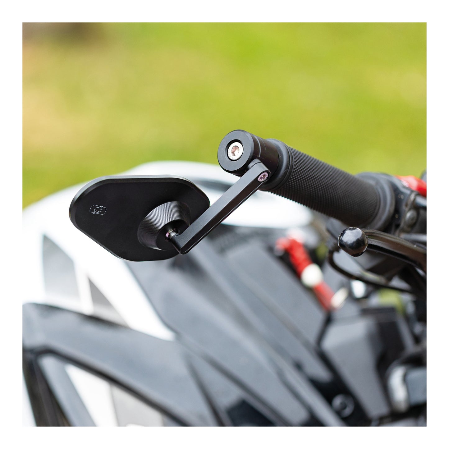 Oxford Shield Bar End Mirror