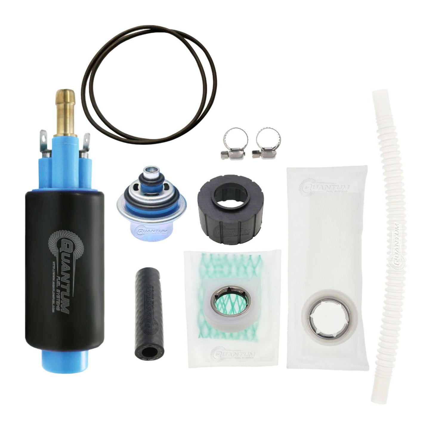Quantum In-Tank EFI Fuel Pump with Regulator, Tank Seal & Strainer