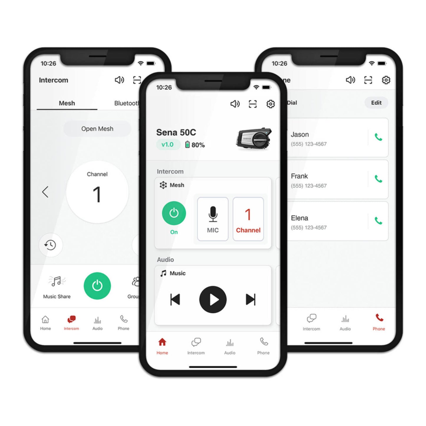 Sena 50C Camera & Comm Mesh System with Sound by Harman Kardon