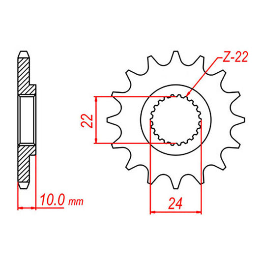 Sprocket Kit BMW F650 ST/GS - 520XRE 16/47