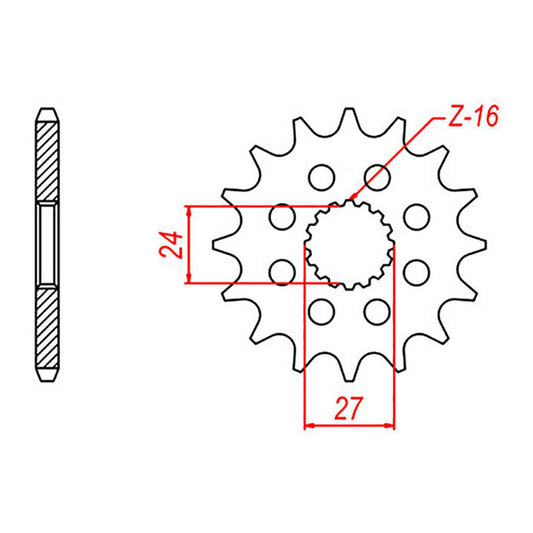 Sprocket Kit Suzuki GSXR1000 '09-'16 (recommended) - 530ZXW 17/42