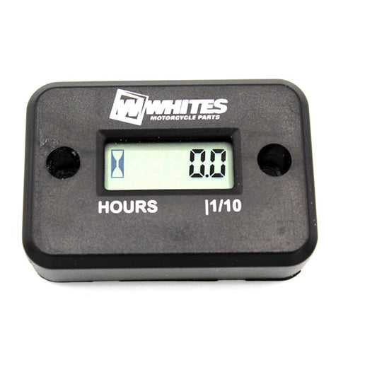Whites Hour Meter - Black