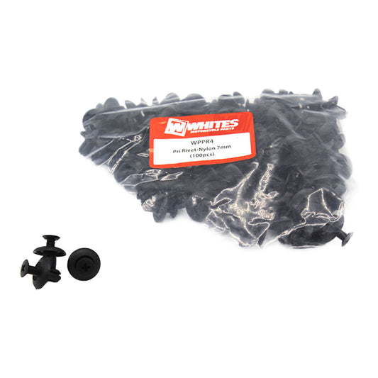 Whites Nylon Pry Rivets - 7mm (100 Pack)
