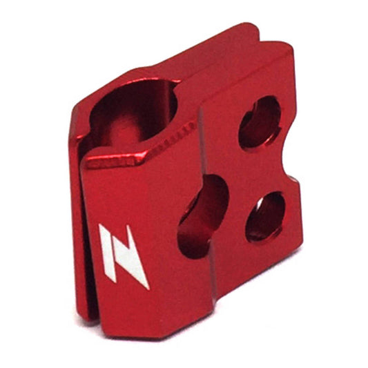 Zeta F-Brake Line Clamp Kawasaki KXF/KLX, Suzuki RM/RMZ - Red
