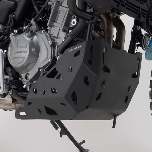 BASH PLATE SW MOTECH BLACK CF MOTO 450MT 24-ON