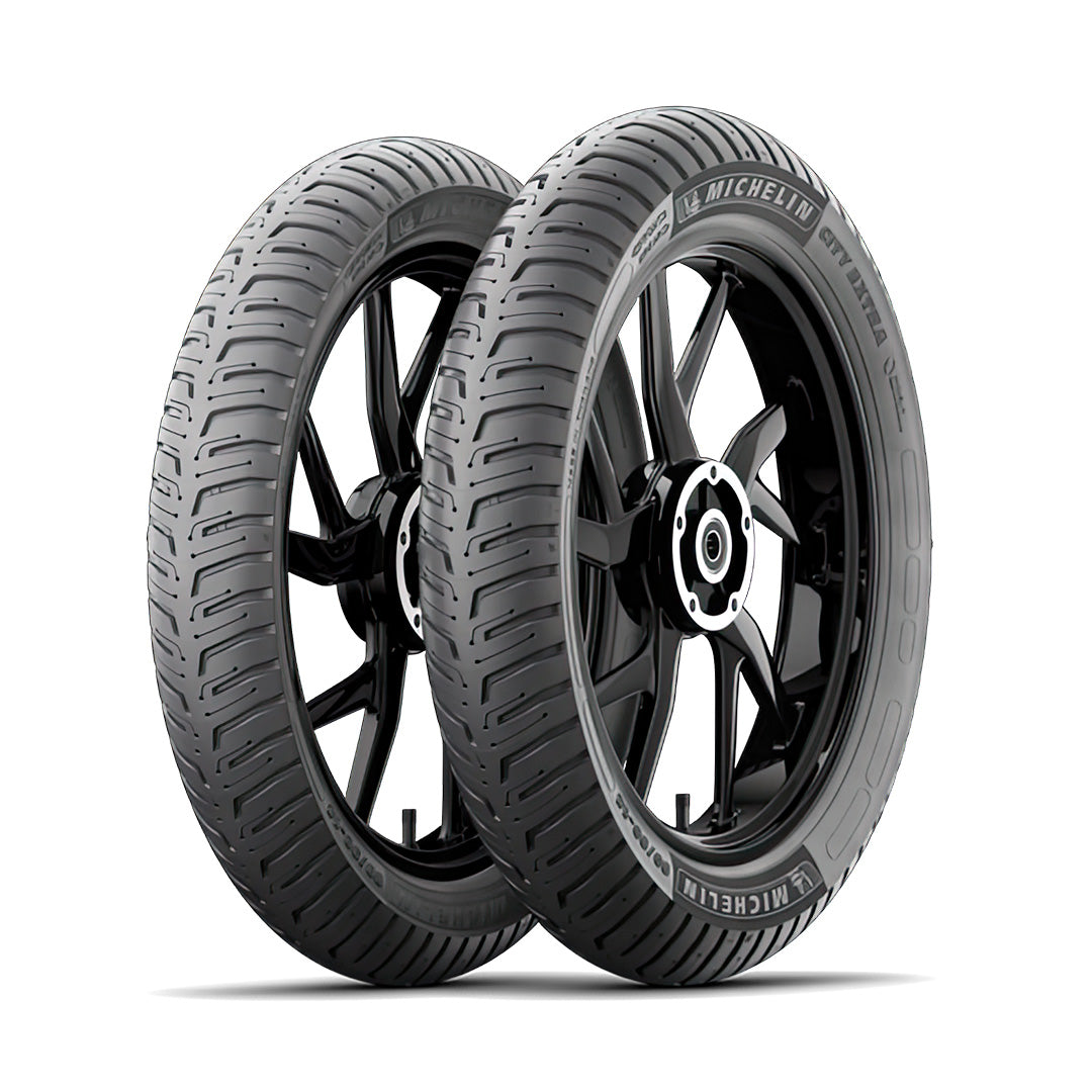 Michelin City Extra Tyre on rims