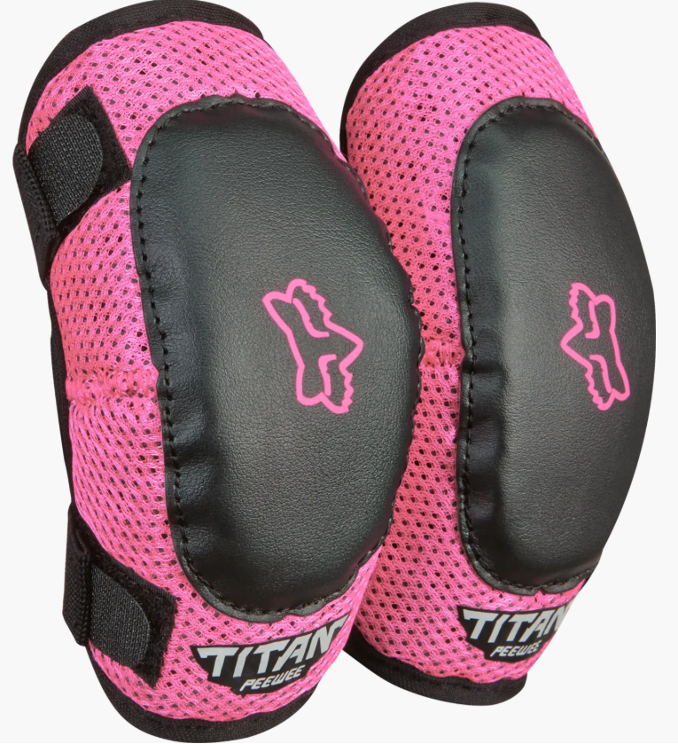 PeeWee Titan Elbow Guard (4-7yrs) Blk/pnk