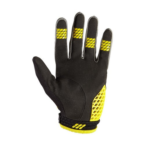 Fox Unabomber Gloves Yellow-Palm