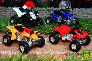 Yamaha Warrior 1:32 Diecast Model ATV - Blue