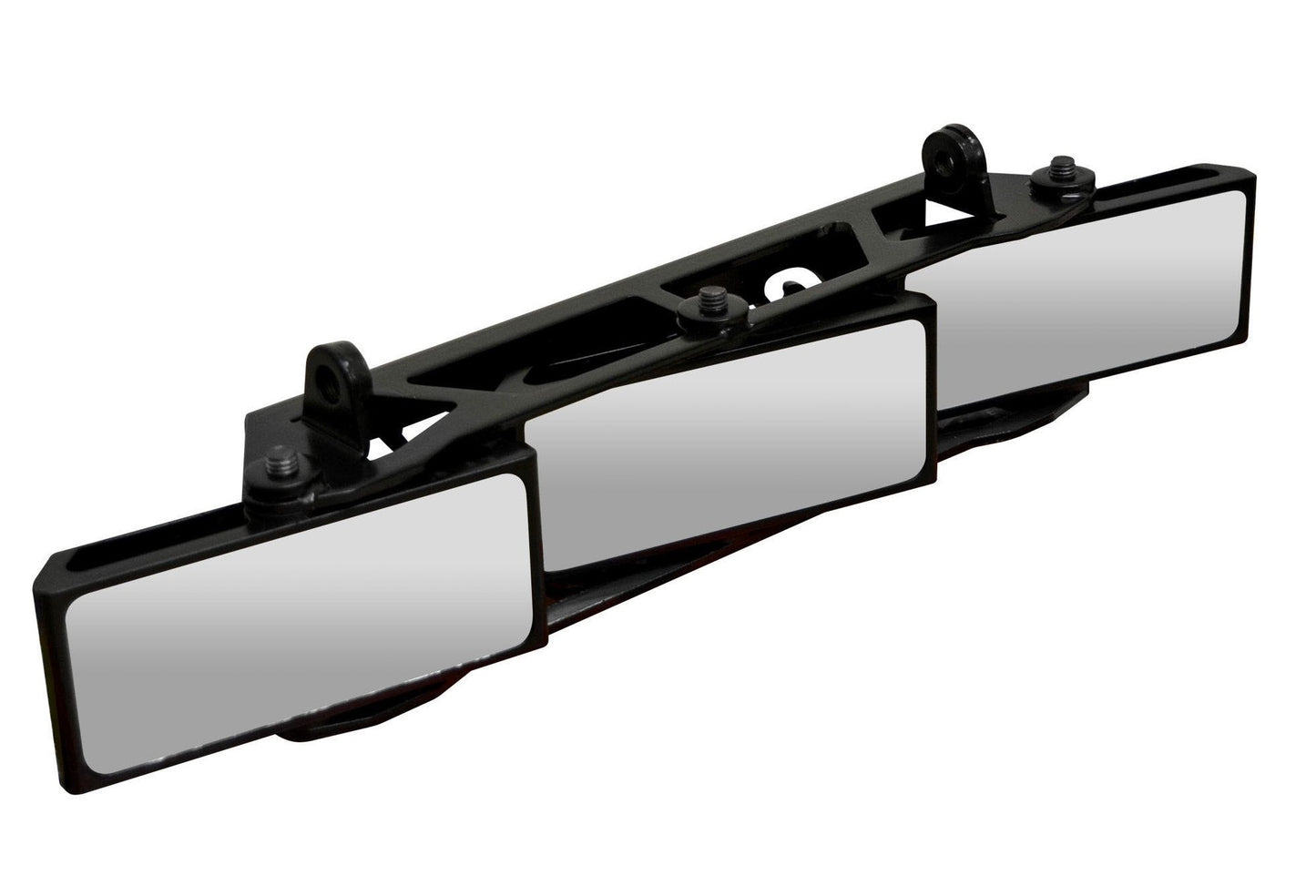 3 Panel Rear View Mirror With 1.75" Clamps