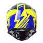 JUST1 J32 Pro Rave Blue/Yellow MX Helmet