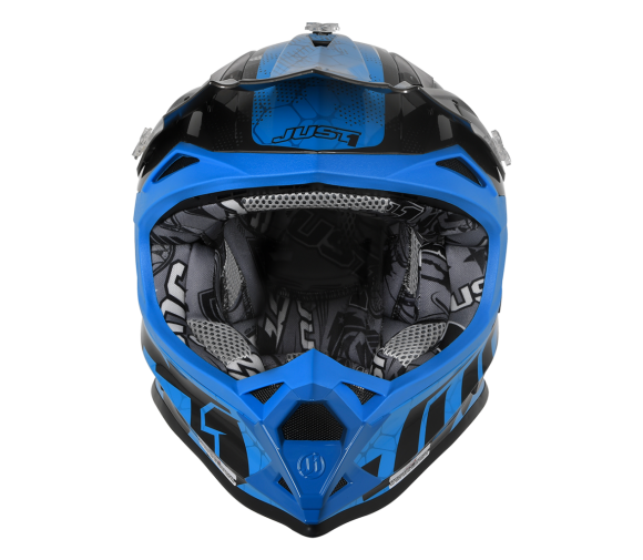 JUST1 J32 Swat Camo Blue Helmet