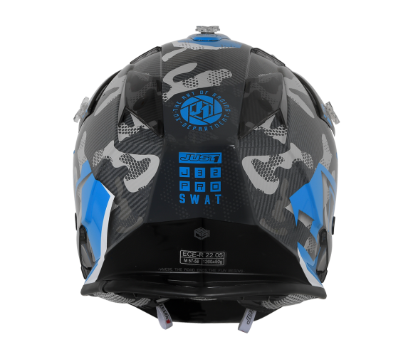 JUST1 J32 Swat Camo Blue Helmet