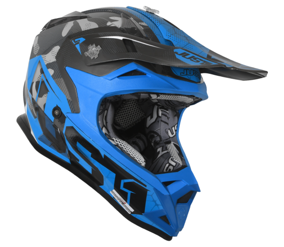 JUST1 J32 Swat Camo Blue Youth Helmet