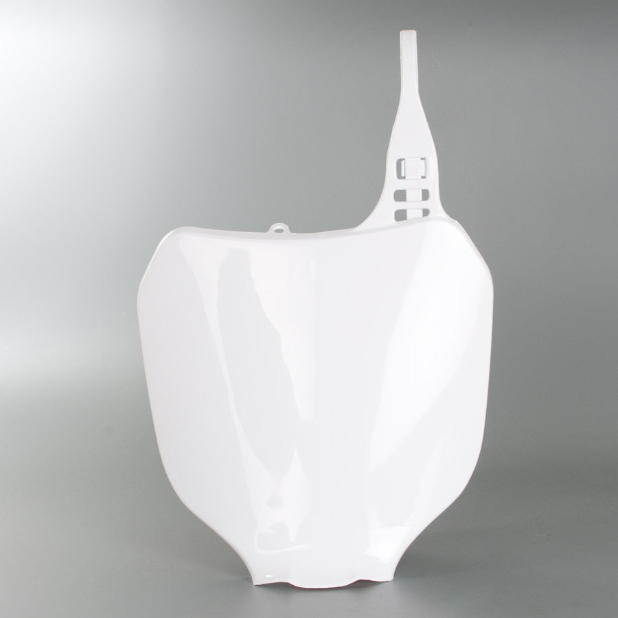 RTech Front Number Plate - YZ125-250, YZF250-426-450 2000-2005 White