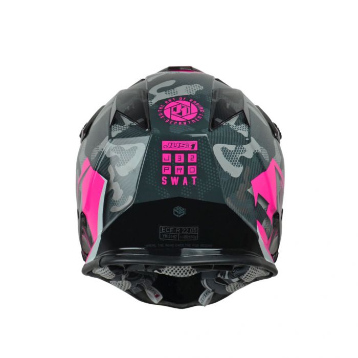 JUST1 J32 Swat Camo Pink Youth Helmet