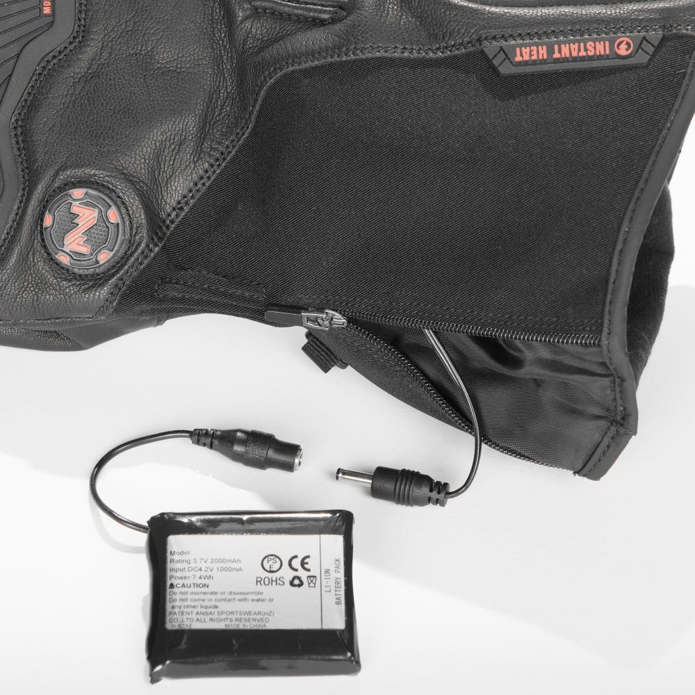 Mobile Warming Barra Heated Leather/Textile Gloves